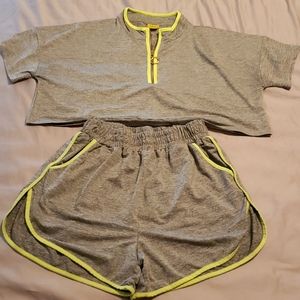 2 piece shorts set